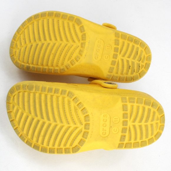 Crocs Kids Classic Neo Puff Clogs Iconic Comfort Canary Yellow Size 11c - Picture 6 of 7
